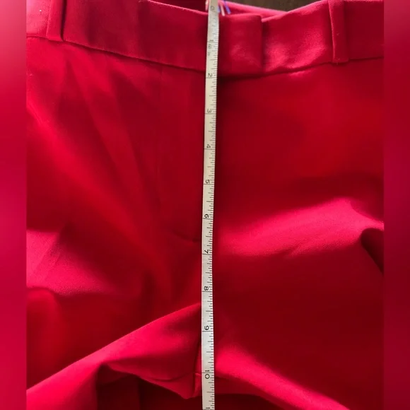 Liz Claiborne Career Emma classic red pants NWOT - Picture 11 of 14